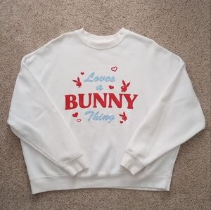 Playboy by Pacsun Loves a Bunny Thing Crewneck